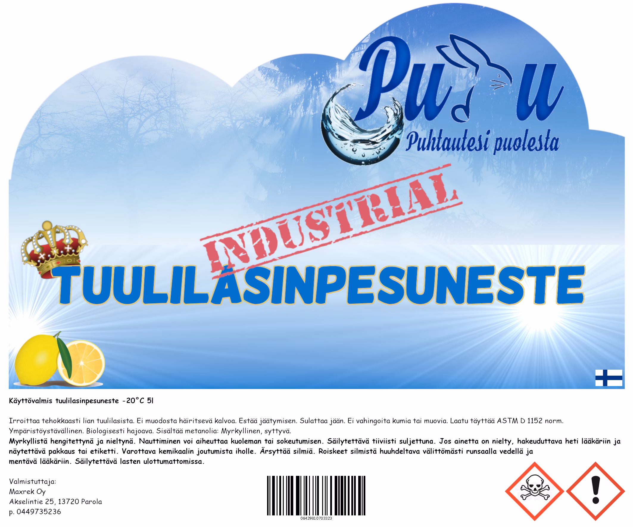 DS Tuulilasinpesuneste -20°C - Image 2